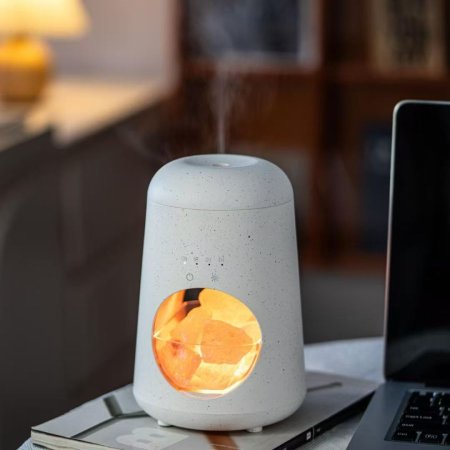 مبخرة حجر ملح اسطوانة